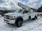 2016 RAM 4500 BUCKET TRUCK TEREX HI-RANGER NT29 VIN: 3C7WRLBJ4GG287584