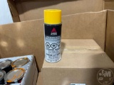 PALLET OF MISC AGCO PAINT, GREASE GUNS, SPRAY PARTS AND HARDWARE