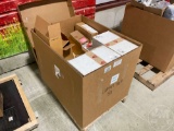 PALLET OF AGCO FUEL INJECTORS, MISC FILTERS, TRACK TRACTOR MIDWHEEL, MISC GASKETS