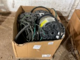 BOX OF VARIOUS SIZE HYDRAULIC HOSE