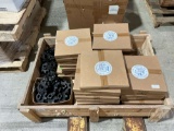 PALLET OF GLEANER HEAD, GATHERING CHAINS AND SPROCKETS