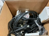 PALLET OF WOODS EQUIPMENT PARTS INCLUDING BELTS,BLADES AND PAINT
