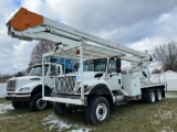 2011 INTERNATIONAL SX525 7400SFA 6X6 MATERIAL HANDLING BUCKET TRUCK TEREX HI-RANGER RMX75 VIN: 1HTWJ