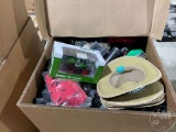 PALLET OF FENDT AND MASSEY CLOTHING, HATS, MUGS AND TOY TRACTORS