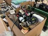 PALLET OF MISC TOOLS,LOAD TESTER,BATTERT TESTER,TORCH GAUGE,VACUUM PUMP ETC.