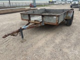 CUSTOMBUILT 8 FT S/A UTILITY TRAILER