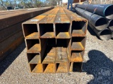 16PCS @17 FT 11 IN. 1/4 IN. THICKNESS 4 IN. SQUARE TUBING