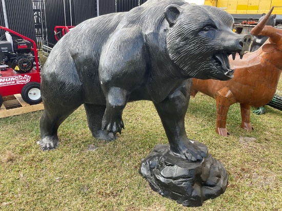 ALUMINUM GRIZZLY BEAR