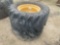 BKT 908 QTY OF (2) TIRES @ 17.5/65-20 W/ RIMS