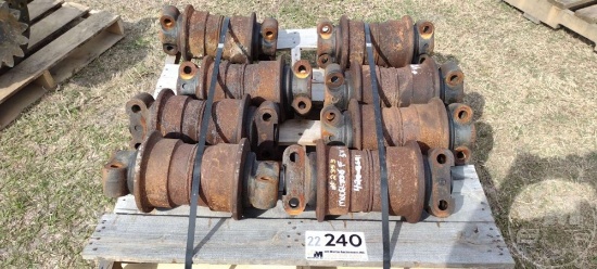 QTY OF (8) TRACK ROLLERS
