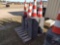 QTY (250) ROAD CAUTION CONES