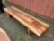TEAK WOOD LOG BENCH