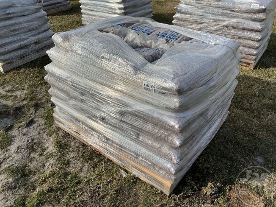 PALLET OF BLUE STONE LANDSCAPE ROCK QTY (56) BAGS