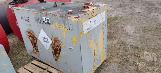 FUEL TANK, 28”......W X 60”......L X 39”......T