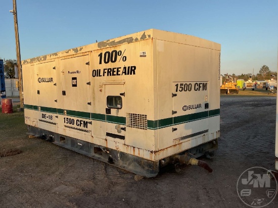 SULLAIR DE-18-450H 1500 SKID MOUNTED AIR COMPRESSOR SN: 003-90423