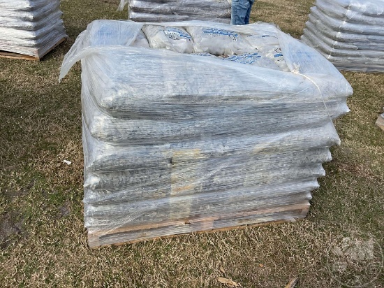 PALLET OF BLUE STONE LANDSCAPE ROCK QTY (56) BAGS