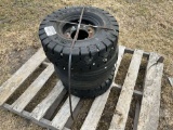QTY OF (4) 5.00-8 FORKLIFT TIRES