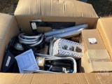 CRATE OF MISC INDUSTRIAL LIFT PARTS