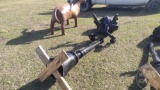 ALUMINUM HORSE LAMPS, OUTDOOR