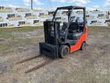 2008 TOYOTA 8FGCU25 CUSHION TIRE FORKLIFT SN: 20624