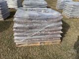 PALLET OF RED STONE LANDSCAPE ROCK QTY (56) BAGS