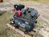 NAPA SKID MOUNTED AIR COMPRESSOR SN: SF-162469