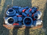 QTY OF BALL VALVES & VARIOUS SIZES OF CONNECTORS
