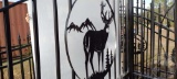 20' GATE WITH DEER