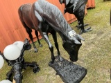 ALUMINUM HORSE GRAZING