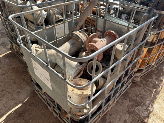 CRATE OF 6 IN. COUPLERS, T'S, Y'S & BUTTERFLY VALVES