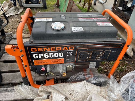 GENERAC GP6500 PORTABLE GENERATOR