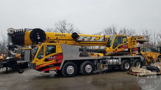 2018, 84115GE, CRANE SN: 235857, CAPACITY 115, JIB, THREE SHEAVE BLOCK