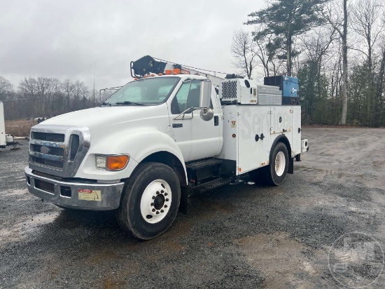 2007 FORD F-750 S/A MECHANICS TRUCK VIN: 3FRWF75S47V507581