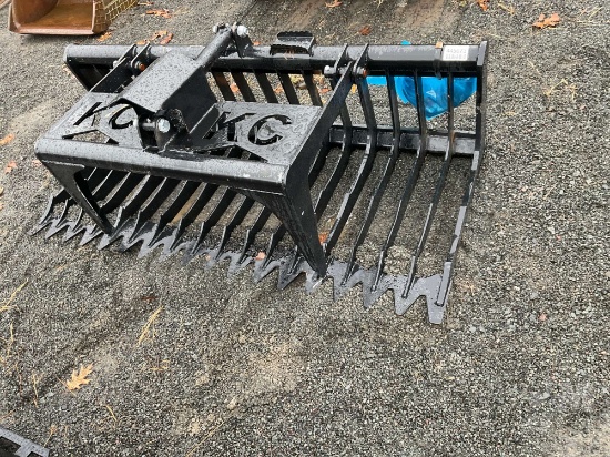 UNUSED SINGLE CYLINDER SKELETON GRAPPLE BUCKET  76 INCH