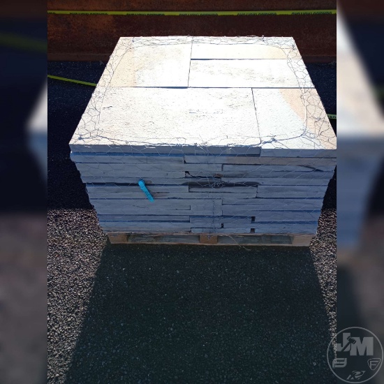 PALLET OF BLUE STONE PAVERS
