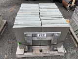 PALLET OF NATURAL CLEFT BLUE STONE 48 PCS, 18”......X24”......