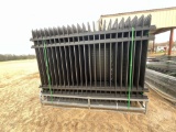 QTY OF (30) 10’...... X 7’...... POWDER COATED METAL FENCE