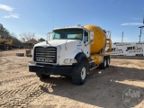 2010 MACK GU813 TANDEM AXLE REAR DISCHARGE MIXER TRUCK VIN: 1M2AX13C0AM009718