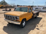 1984 FORD F-350 SINGLE AXLE REGULAR CAB VIN: 2FDJF37G7ECA58433