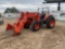 2005 KUBOTA M105S 4X4 TRACTOR W/ LOADER SN: M105S53169