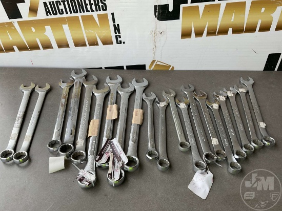 ASSORTED COMBINATION WRENCHES, 13/16 (QTY 11), 1 1/16 (QTY4), 1”......