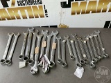 ASSORTED COMBINATION WRENCHES, 13/16 (QTY 11), 1 1/16 (QTY4), 1”......