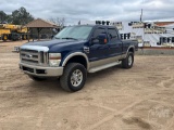 2008 FORD F-250 KING RANCH CREW CAB 4X4 PICKUP VIN: 1FTSW21R38EA45710