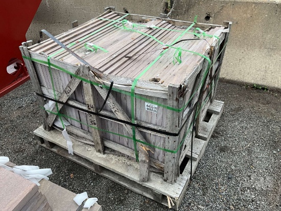PALLET OF BROWN STONE PAVERS 24”......X36”......