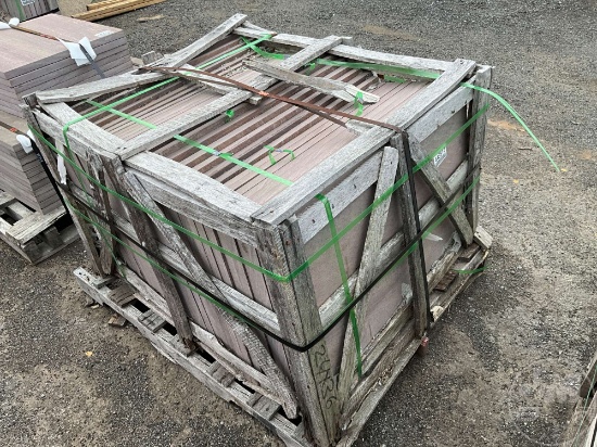 PALLET OF BROWN STONE PAVERS 24”......X36”......