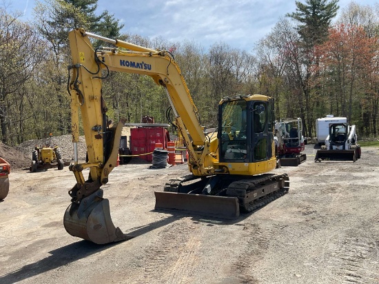 2014 KOMATSU PC88MR-8 MINI EXCAVATOR SN: KMTPC205A01006313