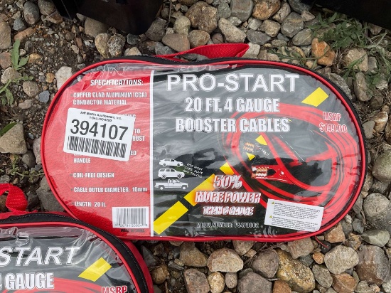 PRO START 20’...... 4 GAUGE BOOSTER CABLE