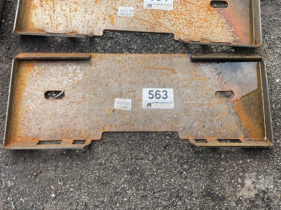 UNUSED FORMED SKID STEER FRAME