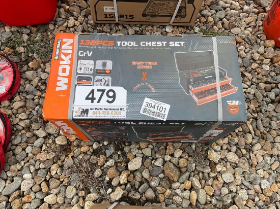 WORKIN 132PCS TOOL CHEST SET