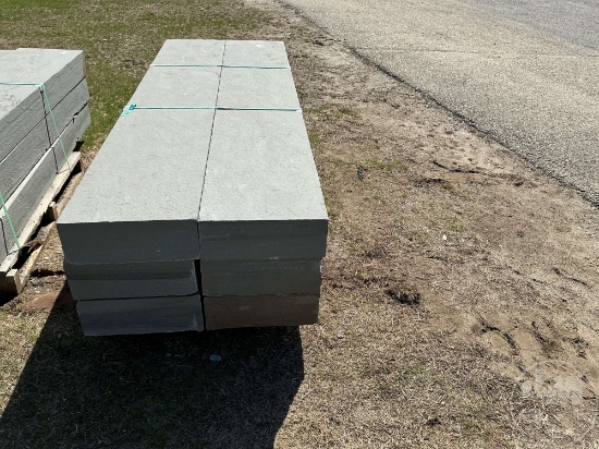 PALLET OF BLUE STONE 96”......X16”......X6”...... 6PCS